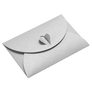 Mini Envelopes 50 Pack Heart Clasp